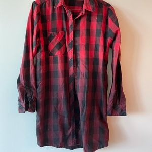 Urban Outfitters BDG flannel shirt dress